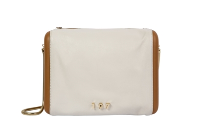 Squeeze Big Bicolor Bianco/Cammello