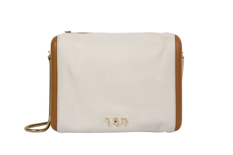 Squeeze Big Bicolor Bianco/Cammello