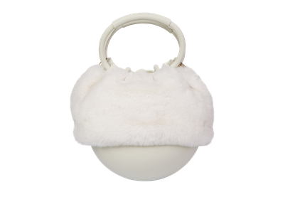 Egg Bag Ecofur Bianca